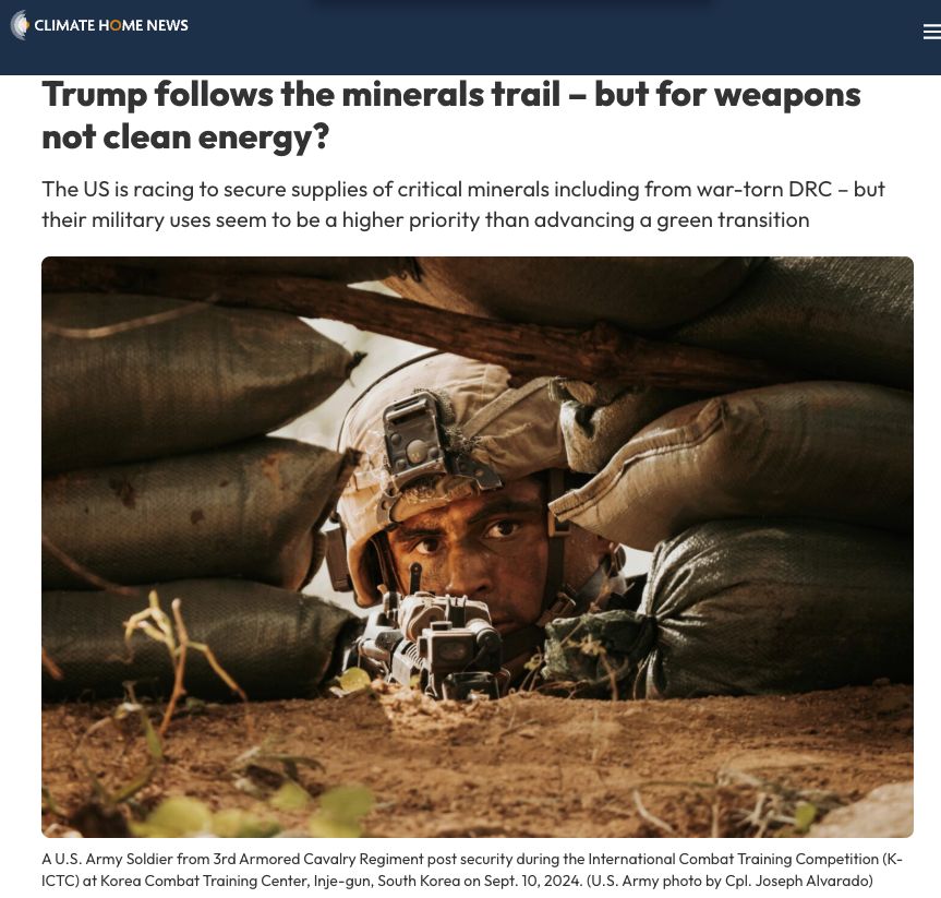 Fadhel Kaboub فاضل قابوب (@fadhelkaboub) on Twitter photo Fadhel Kaboub, associate prof of economics <a href="/DenisonU/">Denison University</a>, said Trump’s interest is likely driven primarily by the importance of critical minerals for military and high-tech purposes. “The Trump administration is known for its anti-climate action rhetoric,”
climatechangenews.com/2025/04/04/tru… Fadhel Kaboub, associate prof of economics <a href="/DenisonU/">Denison University</a>, said Trump’s interest is likely driven primarily by the importance of critical minerals for military and high-tech purposes. “The Trump administration is known for its anti-climate action rhetoric,”
climatechangenews.com/2025/04/04/tru…
