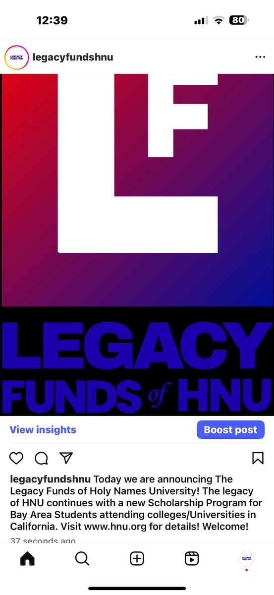 Welcome to The Legacy Funds of HNU! We have new scholarships for Bay Area students attending College in California! Visit hnu.org for details.