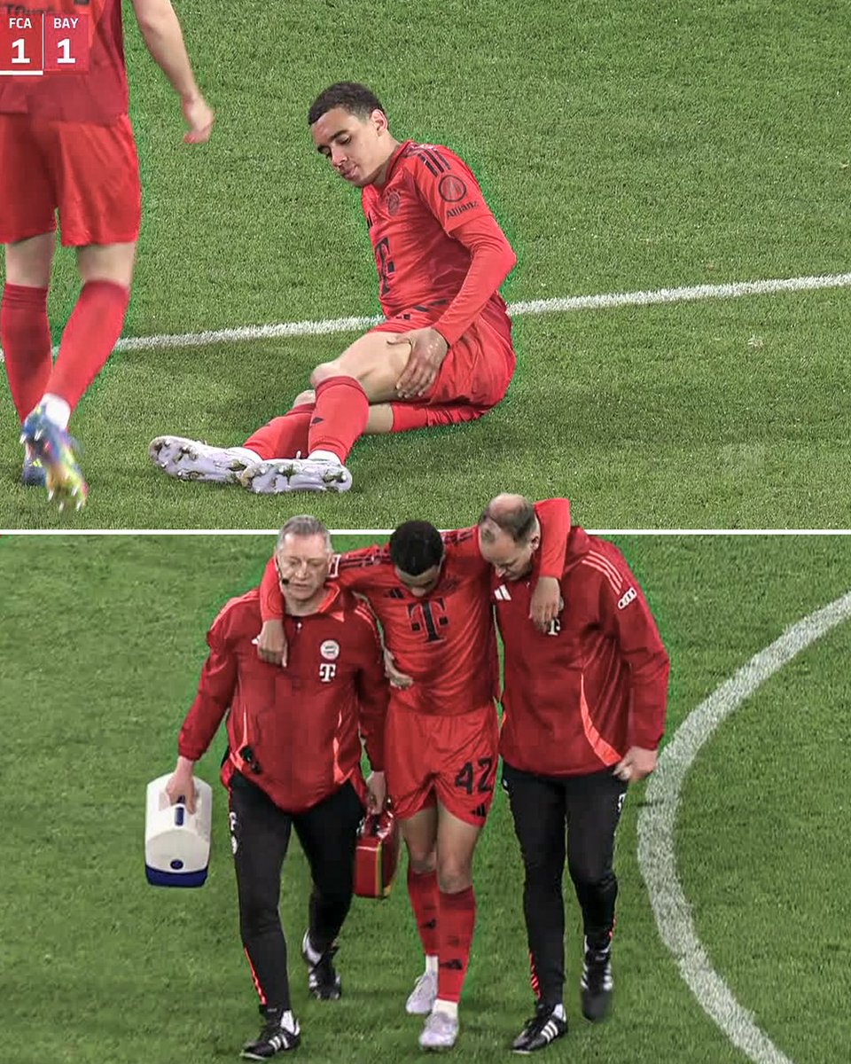 iMiaSanMia's tweet photo. Get well soon, @JamalMusiala https://t.co/IeTnk8ZCCm