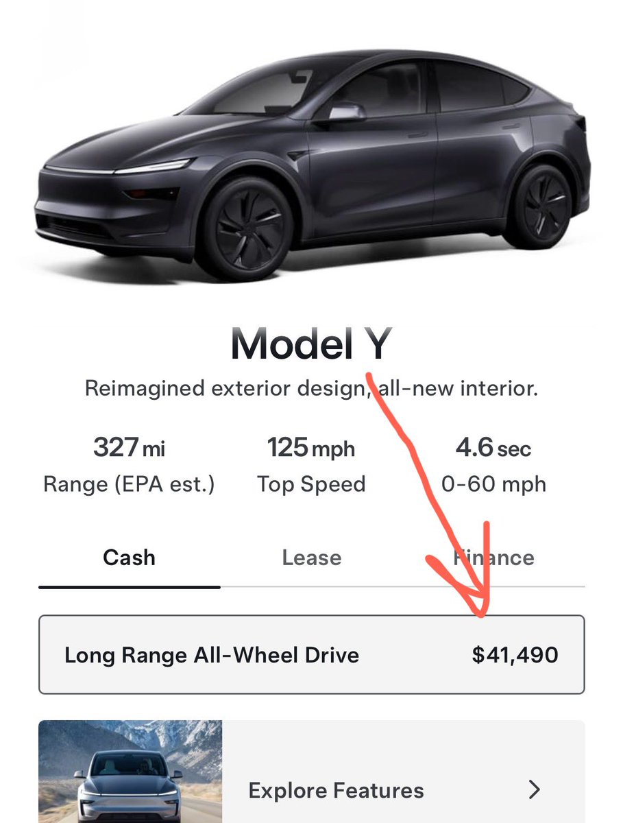 AcceleratingTec's tweet photo. WHO IS READY!? 
🚘 Test / demo drive secured 😎 🔒 🚨 New Tesla Model Y NON-launch series is here! Starting at $41,490 after Fed Tax Credit. 

Stay tuned for comparison video of Launch vs regular long range! 

#tesla #modely #teslamodely https://t.co/WzgQZnsMad