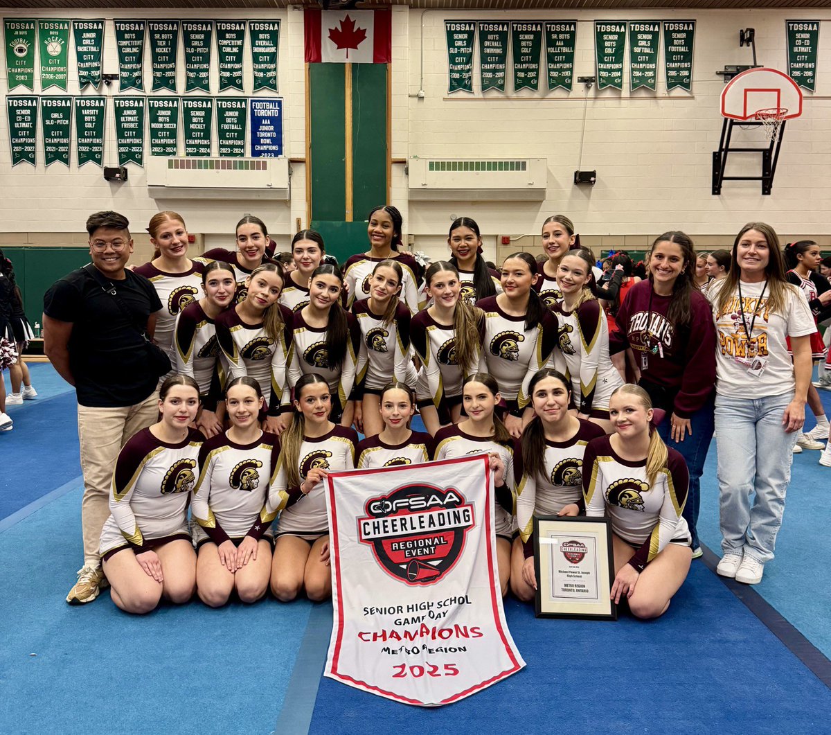 Michael Power/St. Joseph High School (@mpsj_tcdsb) on Twitter photo Huge congratulations to the <a href="/MPSJ_TCDSB/">Michael Power/St. Joseph High School</a> Varsity Cheer team for becoming the 2025 OFSAA METRO Game Day Champions—three years in a row! 🏆 Your dedication, talent, and hard work have truly paid off🙏👏🎉 <a href="/Markus4Ward2/">Markus de Domenico Chair TCDSB Board of Trustees</a> <a href="/TCDSB/">Toronto Catholic District School Board</a> Huge congratulations to the <a href="/MPSJ_TCDSB/">Michael Power/St. Joseph High School</a> Varsity Cheer team for becoming the 2025 OFSAA METRO Game Day Champions—three years in a row! 🏆 Your dedication, talent, and hard work have truly paid off🙏👏🎉 <a href="/Markus4Ward2/">Markus de Domenico Chair TCDSB Board of Trustees</a> <a href="/TCDSB/">Toronto Catholic District School Board</a>