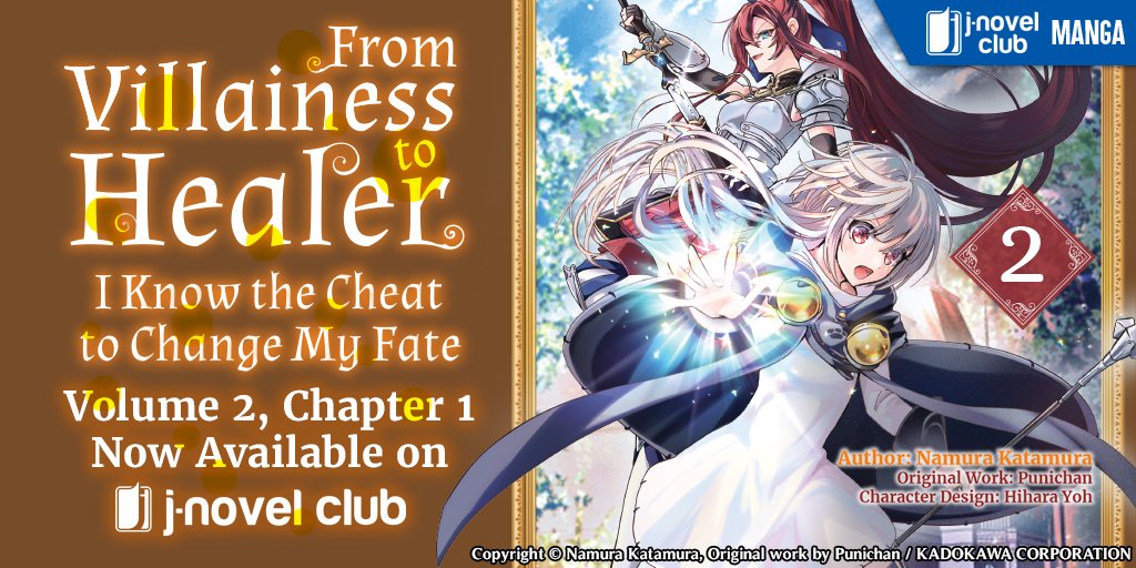 jnovelclub's tweet image. Charlotte guides the Hero’s Party through a dungeon known as The Paradise of Erungoa. What monsters and battles await them in the depths of this dungeon? &quot;From Villainess to Healer: I Know the Cheat to Change My Fate (Manga) Volume 2 is here! 😁 bit.ly/4iP6AFP