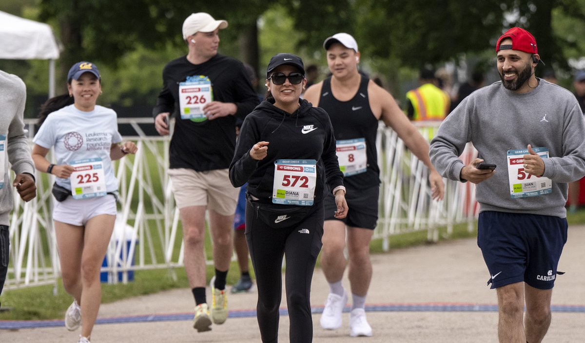 Heading to #ASCO25? Kick off your weekend with purpose! Join us for the ABC7 Gibbons 5K Run &amp; 3K Walk and help fund the fight against leukemia. Stay active, make an impact, and start your day with a win! Sign up in Bio. 🏃‍♂️💙 #GibbonsRun #LeukemiaAwareness  #BloodCancerResearch