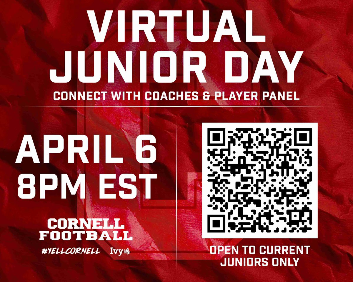 ⭐️Nico Mashkouri C/O 2026 DL⭐️ (@nicomashkouri27) on Twitter photo Thank you <a href="/CoachBhakta/">Satyen Bhakta</a> for the virtual junior day invite! #GoBigRed 🐻🔴
<a href="/CoachPaddock27/">Aaron Paddock</a> <a href="/SixZeroAcademy/">Coach Matt McChesney</a> <a href="/BigRed_Football/">Cornell Football</a> Thank you <a href="/CoachBhakta/">Satyen Bhakta</a> for the virtual junior day invite! #GoBigRed 🐻🔴
<a href="/CoachPaddock27/">Aaron Paddock</a> <a href="/SixZeroAcademy/">Coach Matt McChesney</a> <a href="/BigRed_Football/">Cornell Football</a>