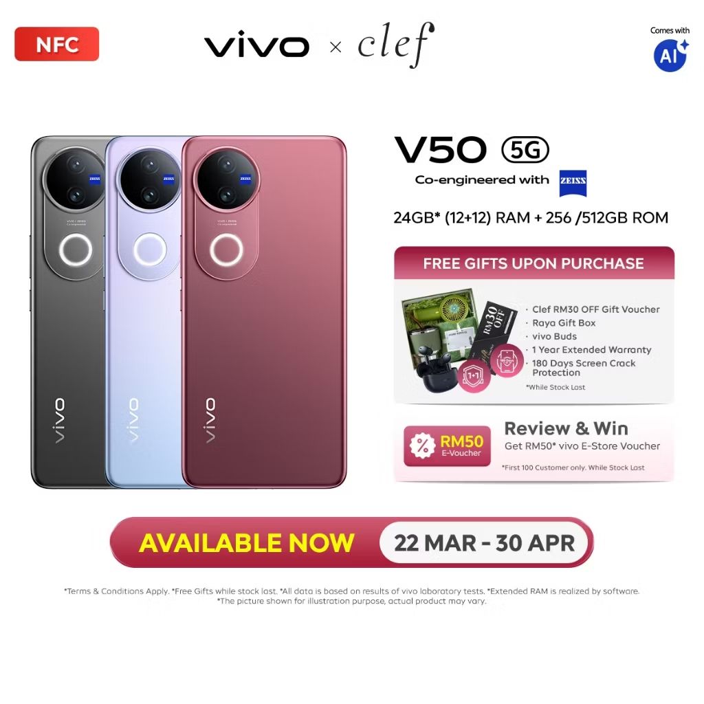 red_sun109's tweet photo. vivo V50 5G ✨
https://t.co/nOCNBbgtGX
🧡 Shop & Earn 4x Faster
🧡 50% Off Shopee Mall Vouchers Daily
🧡 Free Shipping No Minimum Spend
#shopeehaul #ShopeeMY #ShopeeMY44 #ShopeeMYCreatorClub https://t.co/O9v65FtuKW