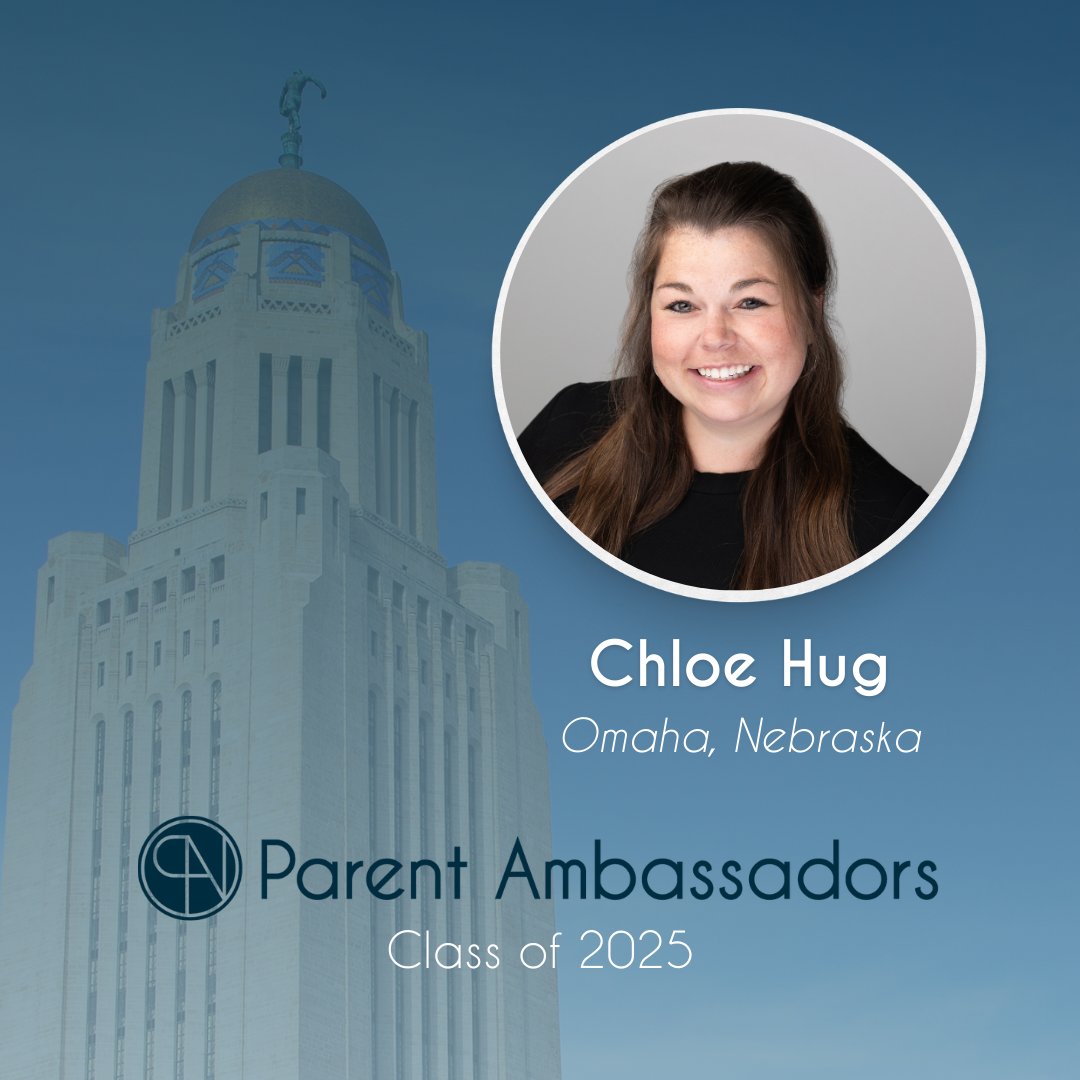 Meet Chloe Hug! 🌟 As a member of the #ParentAmbassador Class of 2025, she’s passionate about expanding resources for families and bringing more programming to the community. 

Read more about the Class of 2025 ➡️ nebraskaearly.org/announcing-par…