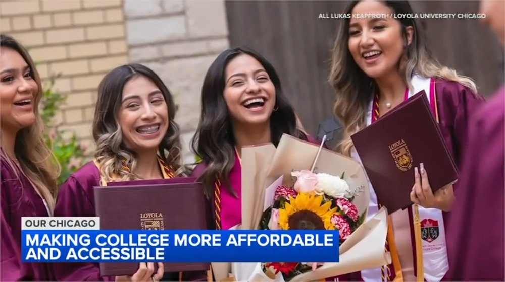 ABC7 CHICAGO: Jennifer Boyle, senior associate dean of Arrupe College, joins Our Chicago to discuss Arrupe's mission to make college more affordable and accessible to students. Read the story and watch the video at abc7.ws/4cgRshU