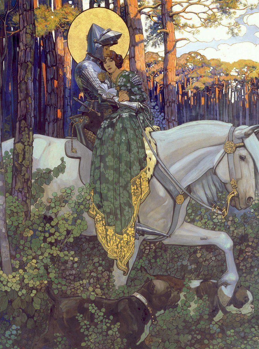 solisolsoli's tweet photo. The Legend of Saint George: The Rescue, 1903, by Maximilian Liebenwein https://t.co/6EoWyRJcLk