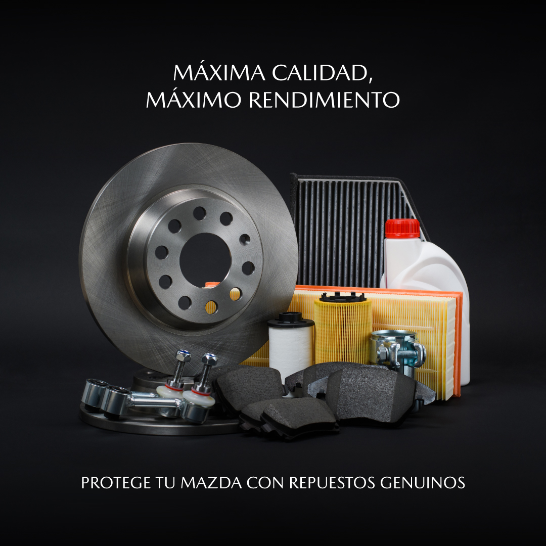 Máxima calidad, máximo rendimiento. 🔧✨

Protege lo que te mueve con repuestos originales Mazda. 🚗

Garantiza el desempeño, la durabilidad y la seguridad que tu vehículo merece. ¡Visítanos en nuestros talleres autorizados!

¡Contáctanos para más información! ✔️

#Mazda