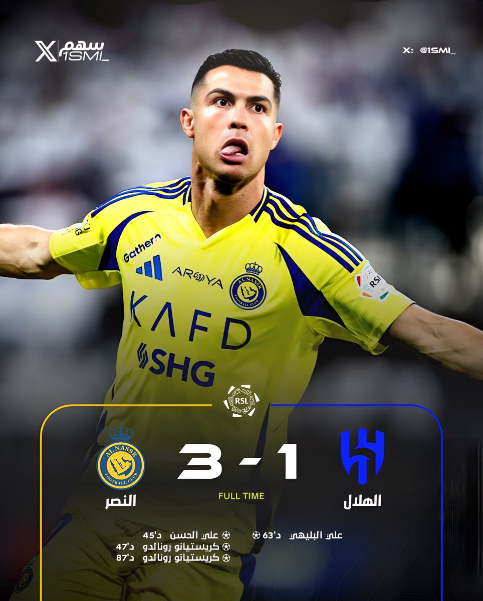 1SMi_'s tweet photo. 🚨🚨🚨🚨🚨🚨🚨🚨🚨🚨🚨🚨🚨🚨🚨

الهلال خلال هذا الموسم فقط :

❌ خسر من الاتحاد بالاربعـة
❌ خسر من الاهلي بالثلاثة
❌ خسر من النصر بالثلاثة
❌ خرج من كاس الملك
❌ خسر صدارة الدوري

😱😱😱😱😱😱😱😱🤯🤯🤯🤯🤯🤯🤯🤯 https://t.co/FavSt6r88D
