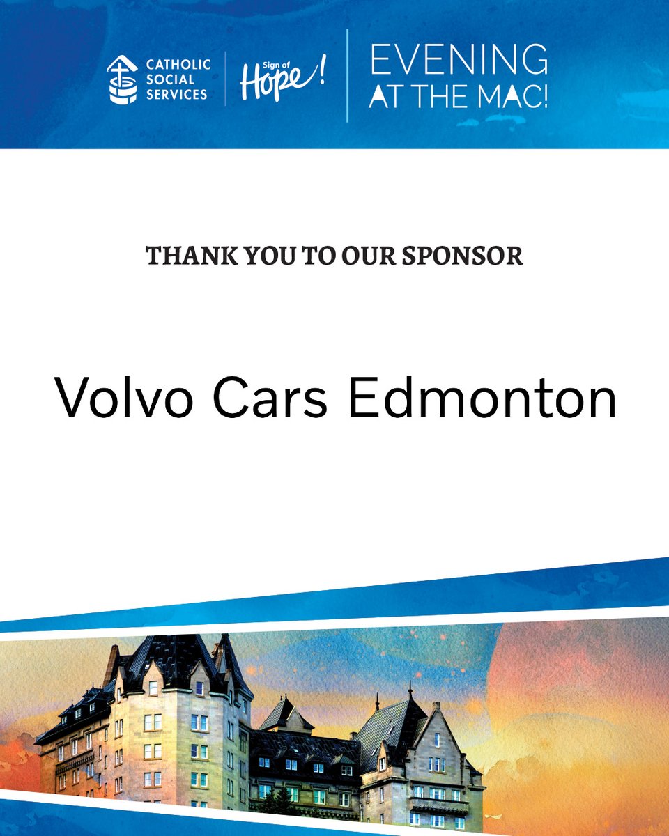 cssalberta's tweet photo. Volvo Cars Edmonton is a valued sponsor of our upcoming 2025 Evening at the Mac Gala on August 21. More details to come! #CSSAlberta #volvocarsyeg https://t.co/RFMp74KePB