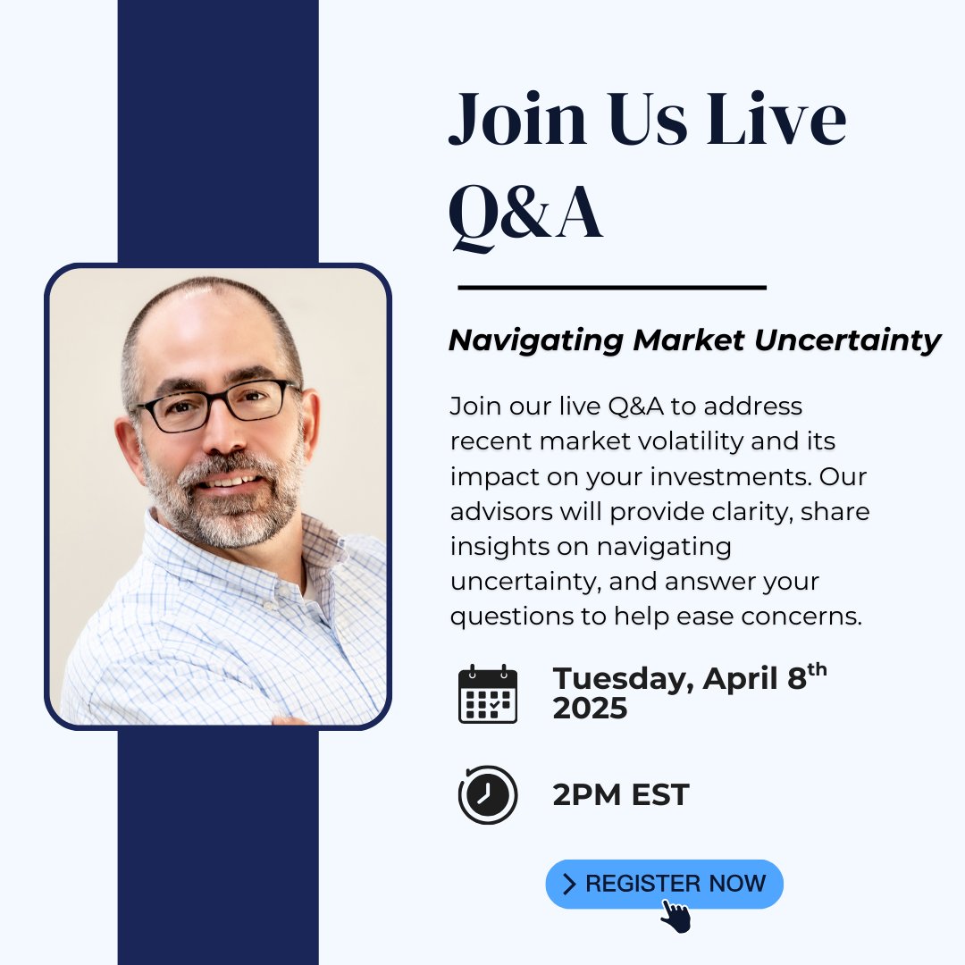 We invite you to join our upcoming monthly Q&amp;A session, which will include a timely discussion of recent market movements and their potential impact on investment strategies. 

Register here: us06web.zoom.us/meeting/regist…