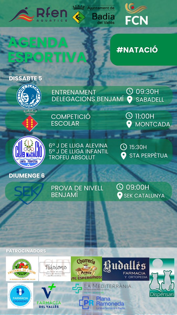 Nuestr@s nadador@s  <a href="/cnbadia/">cnbadia</a> tienen un fin de semana completo🏊🏼‍♂️🏊🏻‍♀️
#cnbadia #natacion #swim #labaseesfundamental