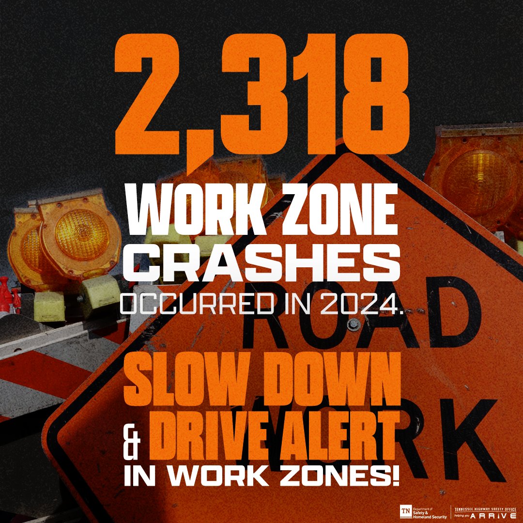 Road workers have to operate very close to traffic in order to improve safety for everyone. Put your phone down, reduce your speed, pay attention to signs and flaggers, and increase your following distance to help keep road workers safe on the job. #NWZAW