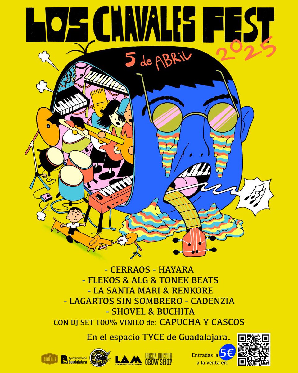 loscerraos's tweet photo. MAÑANA estaremos tocando en Los Chavales Fest en Guadalajara. Os esperamos allí! 🍻

🎟️ Entradas en: https://t.co/l85XKkWuyT

#rock #festival #rock #cerraos #loscerraos #guadalajara #loschavalesfest https://t.co/tRbAgGcoQN