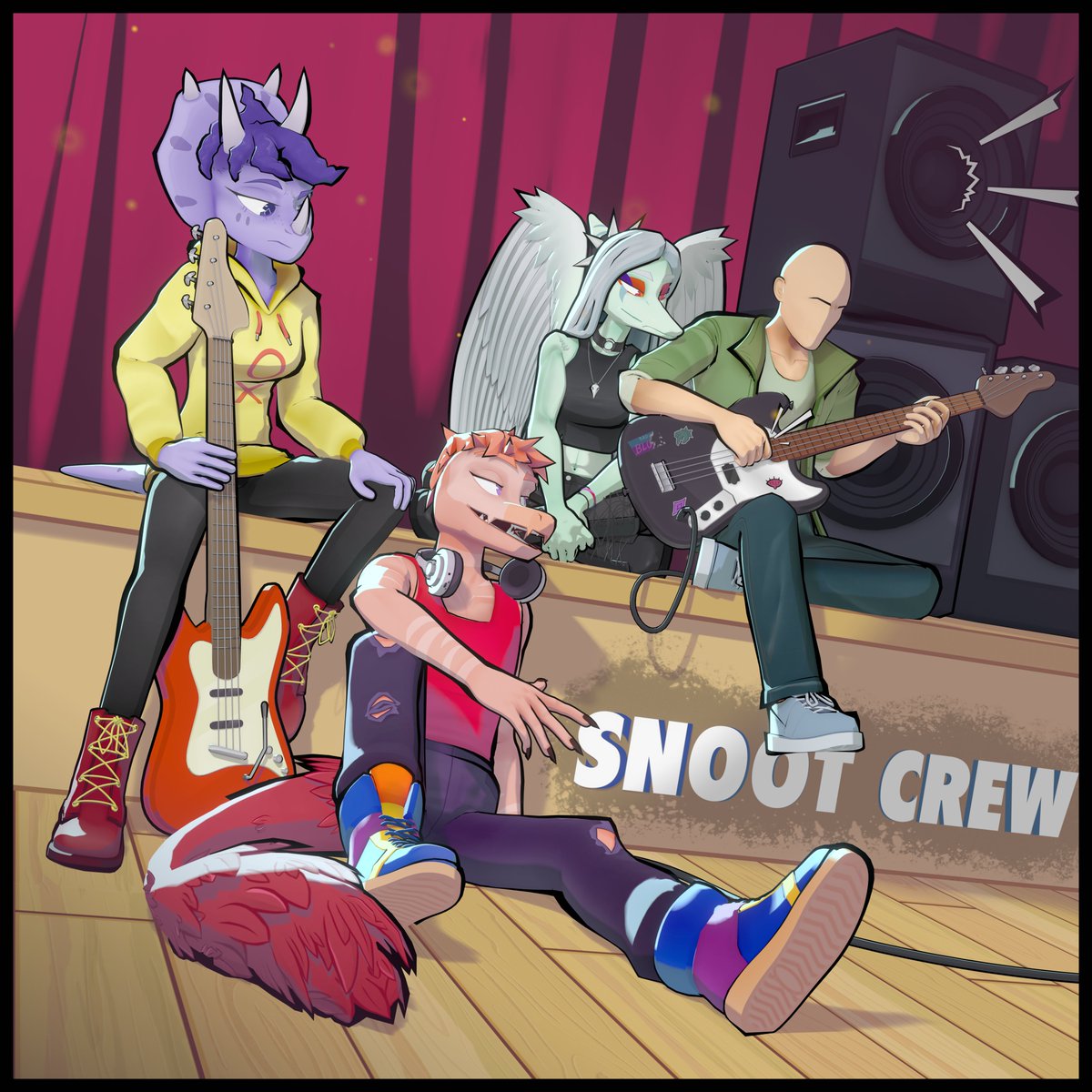 Released the updated and final version of Snoot Crew!
Pick the pack up for free on my Ko-fi: ko-fi.com/s/8f0ad03a3a 
#Snootgame #Snootgameart
