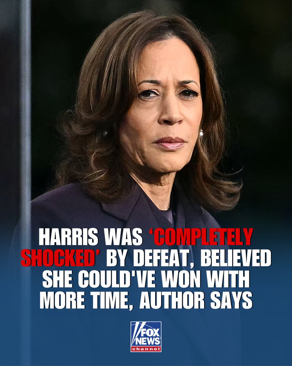 BLINDSIDED: Former Vice President Kamala Harris was reportedly taken by surprise by her loss to President Donald Trump in the 2024 election, having "bought into the hype" that she would win, according to a new book.