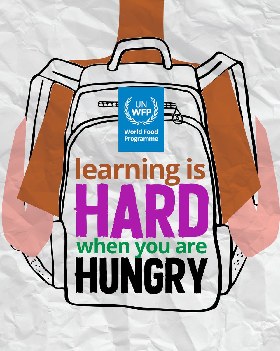 United Nations (@un) on Twitter photo School meals are often the only source of nutrition for millions of hungry children.
Along with other forms of food assistance, <a href="/WFP/">World Food Programme</a> provides life-saving school meals to vulnerable children around the world.
wfp.org/school-meals School meals are often the only source of nutrition for millions of hungry children.
Along with other forms of food assistance, <a href="/WFP/">World Food Programme</a> provides life-saving school meals to vulnerable children around the world.
wfp.org/school-meals