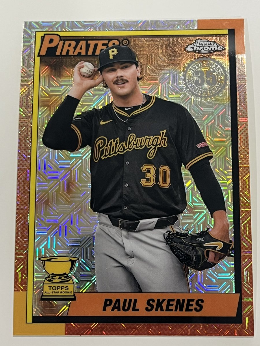 🚨🚨GIVEAWAY TIME!!🚨🚨

2025 Topps S1 Paul Skenes Mojo &amp; Sand Glitter. One winner gets both cards!

1) Must Follow this account
2) Must Re-post &amp; Like

Winner will be drawn Saturday evening and announced here! #thehobby