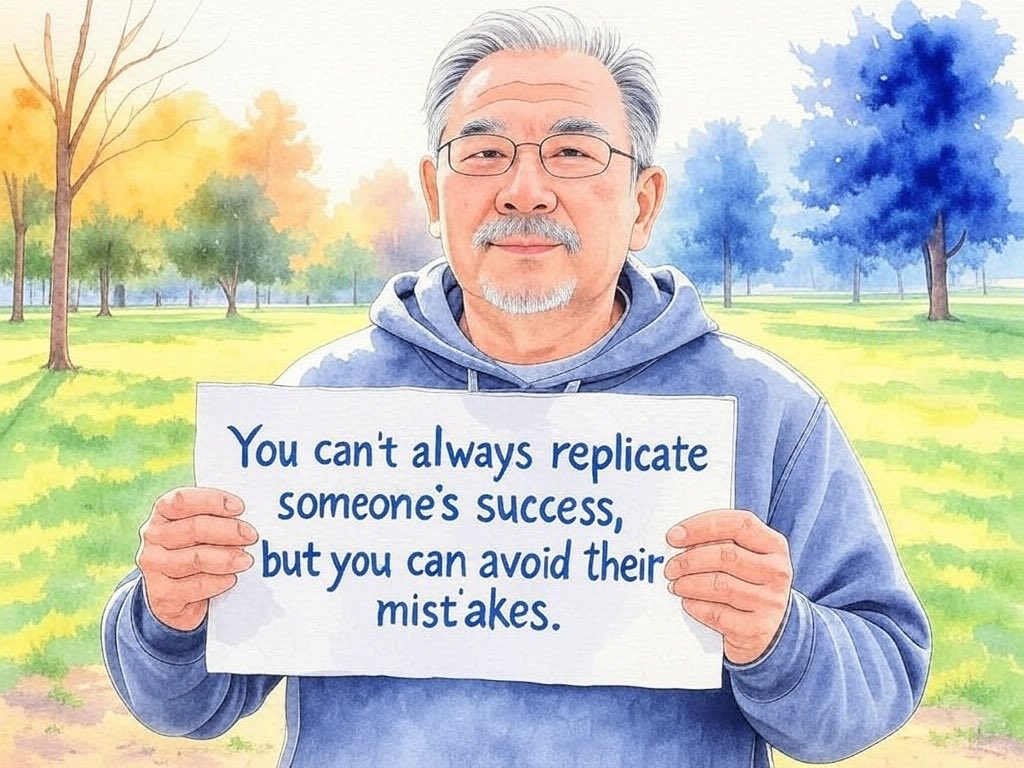 You can’t always replicate someone’s success

but you can avoid their mistakes