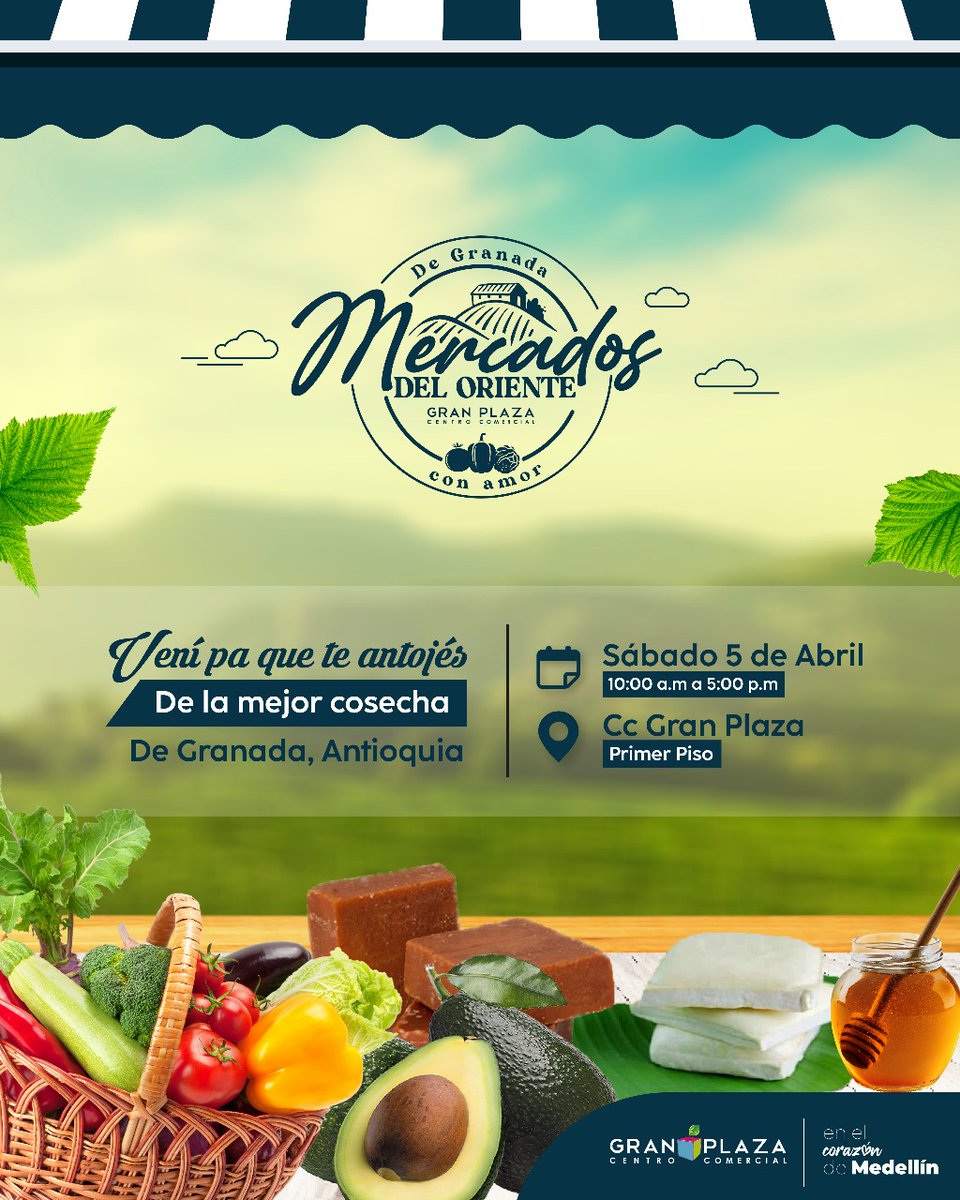 🍓🥕 ¡Este sábado vuelven los sabores del campo al corazón de Medellín! 🏙💙
