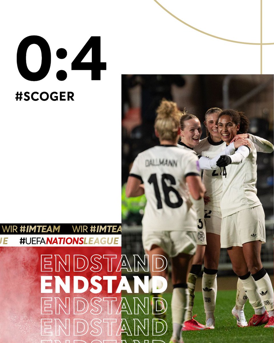 DFB_Frauen's tweet photo. Wichtige Auswärtspunkte! 💪
WIR #IMTEAM 🇩🇪 #SCOGER #NationsLeague
📸 Yuliia Perekopaiko/DFB https://t.co/UxGIQ4oaVy