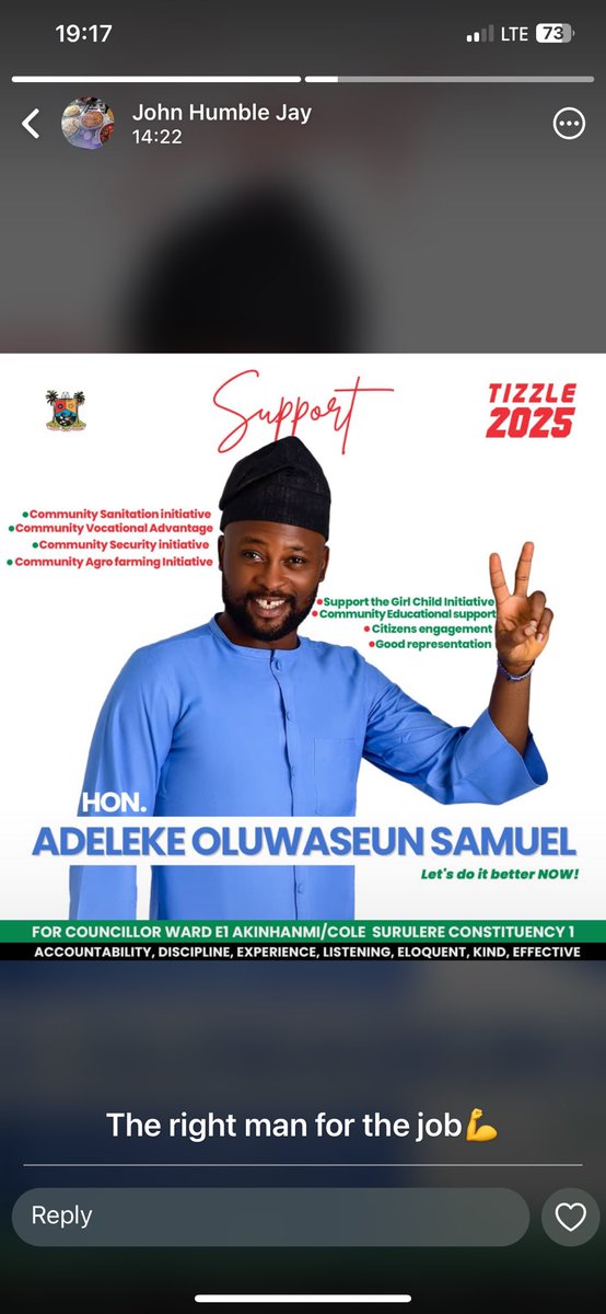 Unusual_Tizzle's tweet photo. The love is real, and the energy is unmatched. Omo this night, the men and women at Akobi Crescent Junction made me feel truly special—shouting my name and calling out “Honourable!” https://t.co/e9k19IeRwi