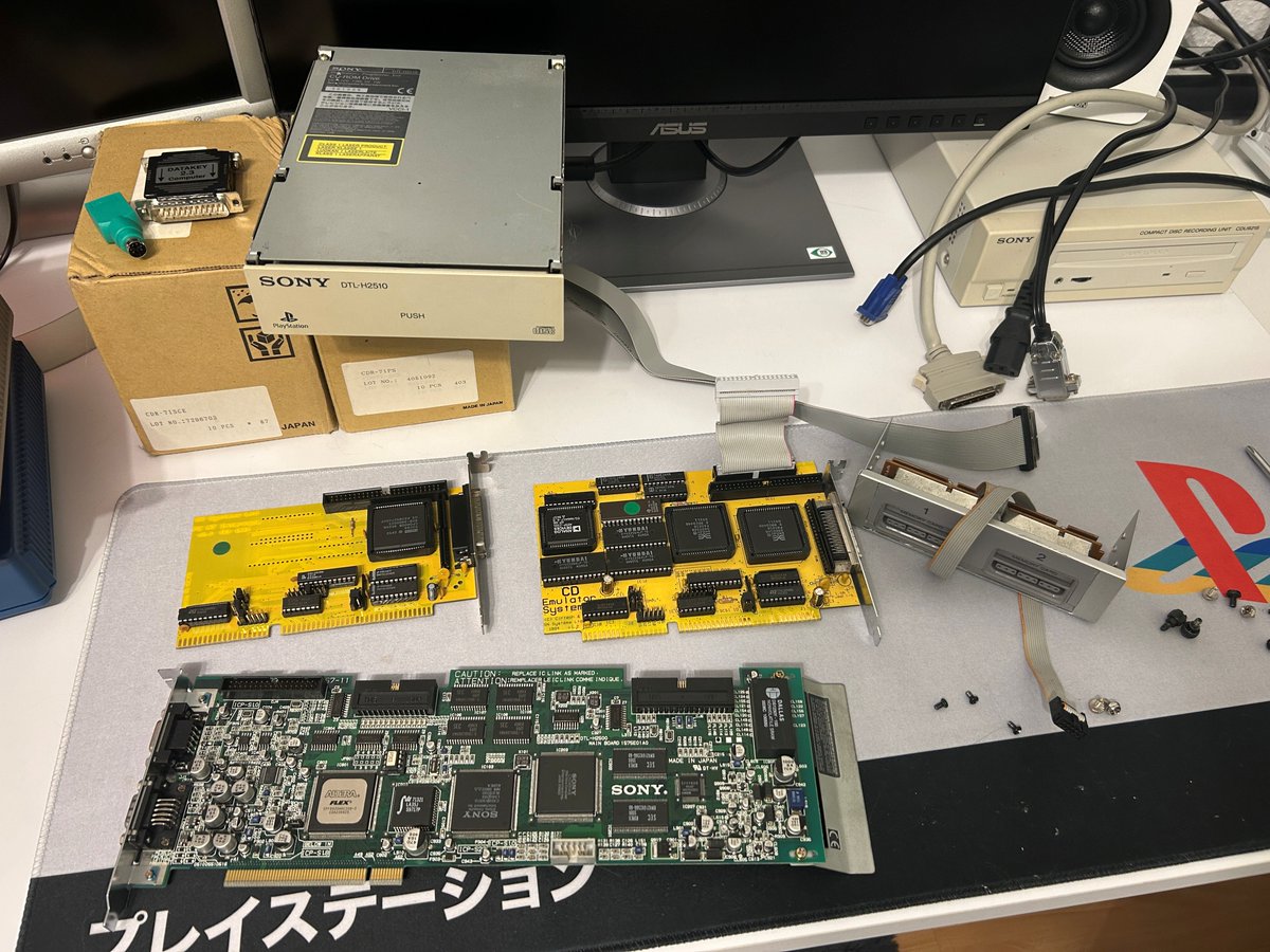 Jackhead_ASG's tweet image. Some kind of Playstation Development setup #playstation #development