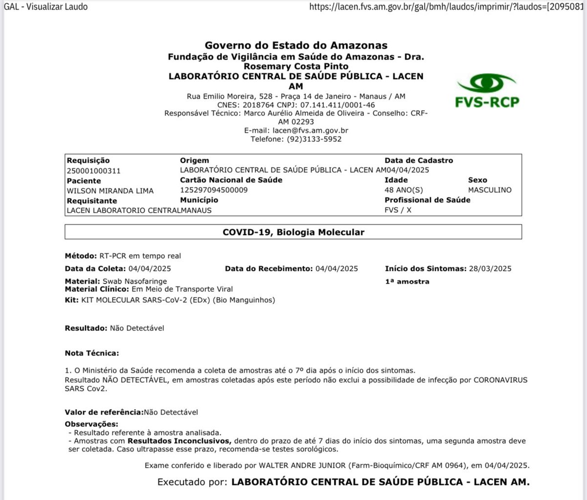 Boas notícias! Negativo para Covid-19 e liberado pelos médicos. Pronto para voltar ao trabalho presencial, nas ruas, conversando e entendendo de perto as demandas da população. Agradeço o carinho e as orações pela minha recuperação.