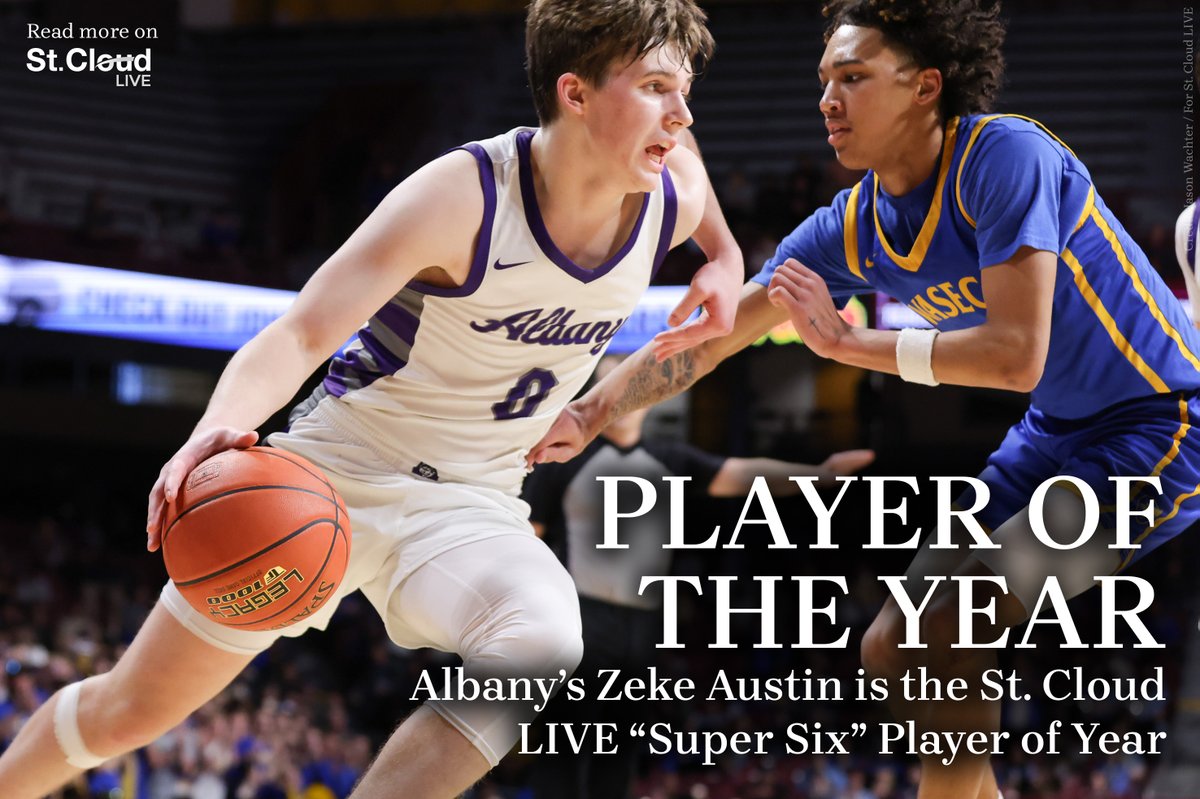 St. Cloud Live (@stcloudlive) on Twitter photo Our Boys Prep 🏀 'Super Six' PLayer of the Year is Albany's Zeke Austin. The <a href="/Jamestown_MBB/">Jamestown Men’s Basketball</a> recruit helped lead <a href="/AlbanyBoysBball/">Albany Boys Basketball</a> to the 2025 state title - stcloudlive.com/sports/prep/al…
See all honorees> stcloudlive.com/boys-super-six . stcloudlive.com/boys-super-six
✍️ <a href="/Rennecke76/">Andy Rennecke</a>
<a href="/AHSHuskies/">Albany Huskies</a> Our Boys Prep 🏀 'Super Six' PLayer of the Year is Albany's Zeke Austin. The <a href="/Jamestown_MBB/">Jamestown Men’s Basketball</a> recruit helped lead <a href="/AlbanyBoysBball/">Albany Boys Basketball</a> to the 2025 state title - stcloudlive.com/sports/prep/al…
See all honorees> stcloudlive.com/boys-super-six . stcloudlive.com/boys-super-six
✍️ <a href="/Rennecke76/">Andy Rennecke</a>
<a href="/AHSHuskies/">Albany Huskies</a>