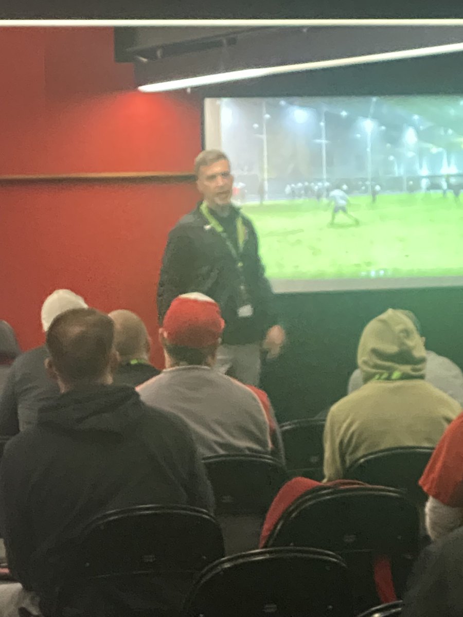 CoachBandstra's tweet photo. Any day I get to listen to my guy @CalebCorrill talk some offense, it is a good day!! https://t.co/e4649MLBJd