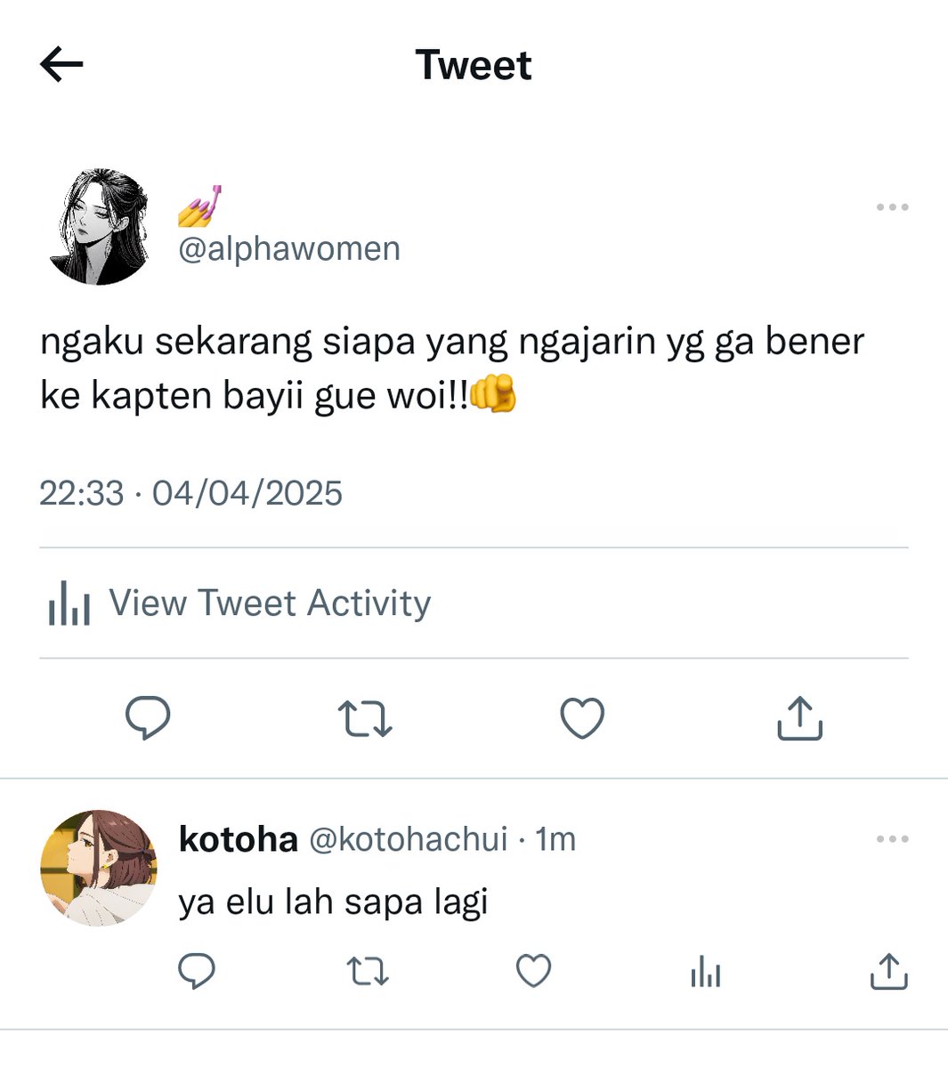 avyanniera's tweet photo. #windbreaker au | Kaji Ren x older fem! reader

[ Kapten Bayii ]

Kaji Ren; kapten kelas 2 yang terlihat super 'cool' itu tetap terlihat seperti bayi dimata kekasihnya https://t.co/dMGWA2krvP