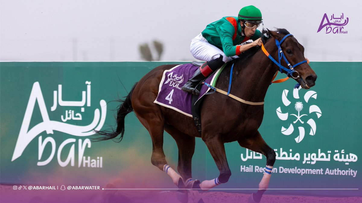 AbarHail's tweet photo. 📷| 

حائل أرض الكـرم وموطن الفرسـان 🐎✨

بحضور وجه السعـد صاحب السمو الملكي الأمير عبدالعزيز بن سعد بن عبدالعزيز 
أُقيم الحفل الختامي لـ #مهرجان_الامير_عبدالعزيز_لسباقات_الخيل في ميدان فروسية حائل برعاية شركة #آبار_حائل للمياه 💜 https://t.co/ySTbN8tkIQ