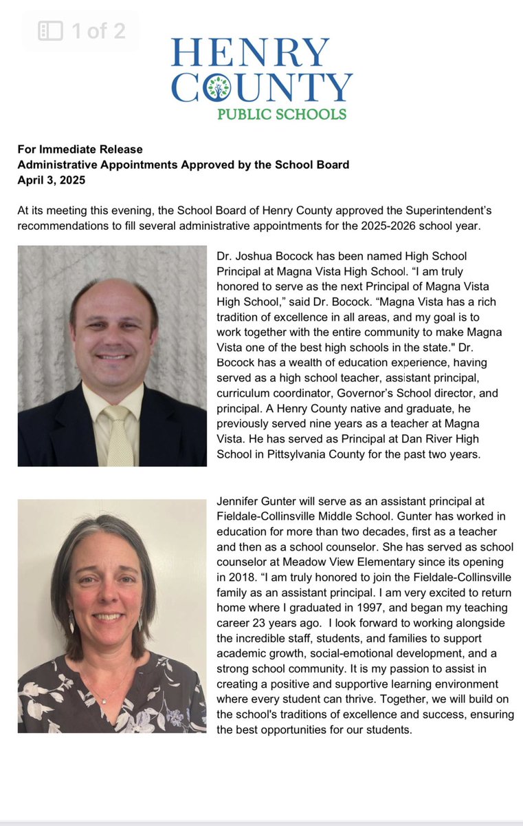 2021 VA Teacher of the Year tweet media