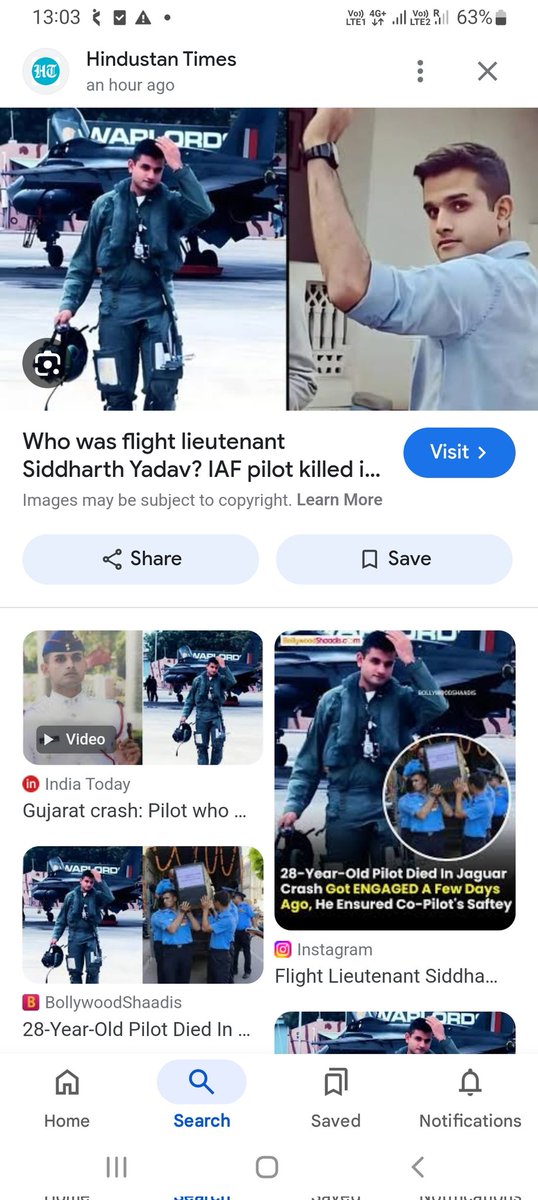 samarya54701765's tweet photo. @rajnathsingh @SpokespersonMoD Sir pls tell who is responsible for death of https://t.co/eK2OrsP0tu. Siddaharth yadav who was flying Jaguar plane that crashed in jamnagar on 2 April25
Pls tell why 40 yr old planes are still in use. Sir ,Its ur portfolio sir so u need to answer. https://t.co/2NOyAtHsBh
