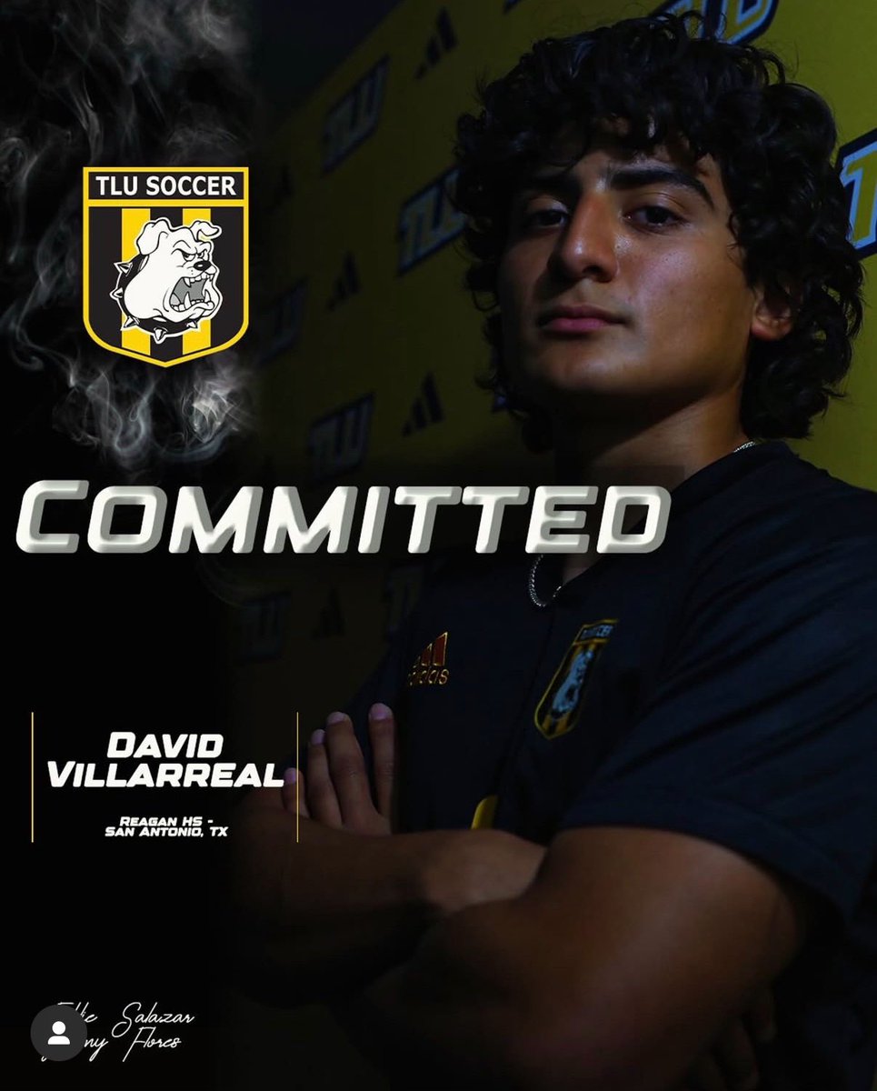 SA High School & Club Soccer (@6a_28) on Twitter photo Congrats to David Villarreal on his commitment to play college soccer at <a href="/TLUSoccer/">TLU Soccer</a>!!
<a href="/RRboysoccer/">Reagan Boys Soccer</a>
<a href="/SAFCProAcademy/">SAFC Pro Academy presented by Ricos</a> Congrats to David Villarreal on his commitment to play college soccer at <a href="/TLUSoccer/">TLU Soccer</a>!!
<a href="/RRboysoccer/">Reagan Boys Soccer</a>
<a href="/SAFCProAcademy/">SAFC Pro Academy presented by Ricos</a>