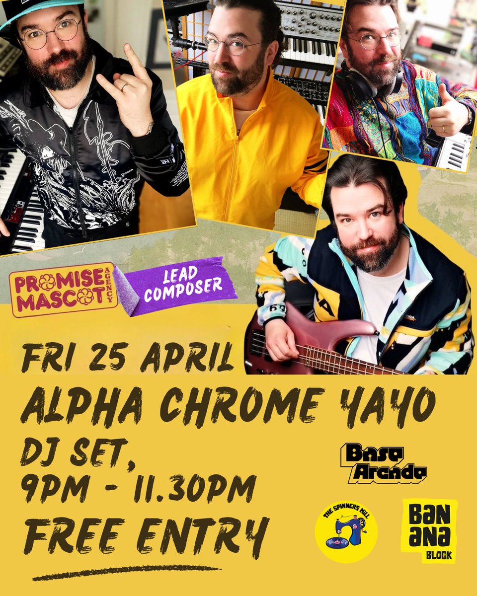 🔥 Friday, April 25th at Banana  Block we’re bringing the beats! 🔥

We're bringing you <a href="/alphachromeyayo/">Alpha Chrome Yayo</a> who will be spinning Tokyo arcade vibes, video game bangers, Eurobeat &amp; more! 🚗💨

🎟 FREE ENTRY to the DJ set 9PM – 11:30PM no arcade ticket needed!