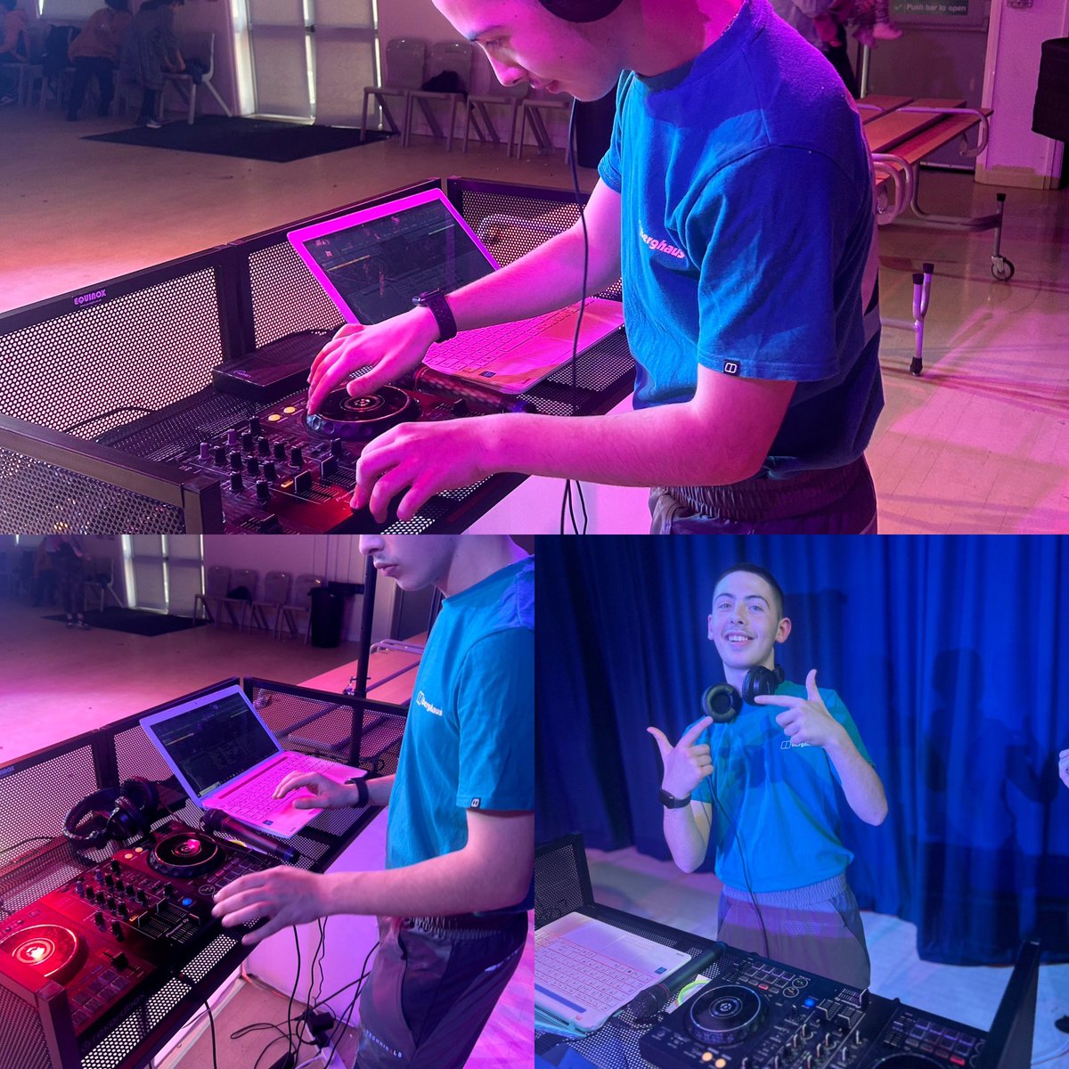 Disco time with our Year 10 resident DJ ‘Charlie Boy’ a fantastic job from sound set up, MC, music choices, mixing and not to forget the energy needed to pack it all away at the end! Well done! 👏🏻 🪩 🎶
