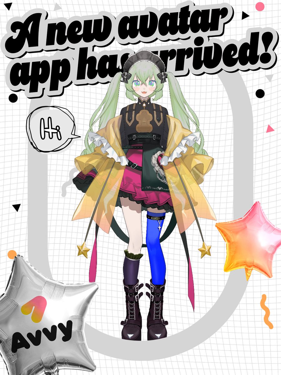 #Avvy  で作ったけど俺の趣味ゴリゴリの子ができた