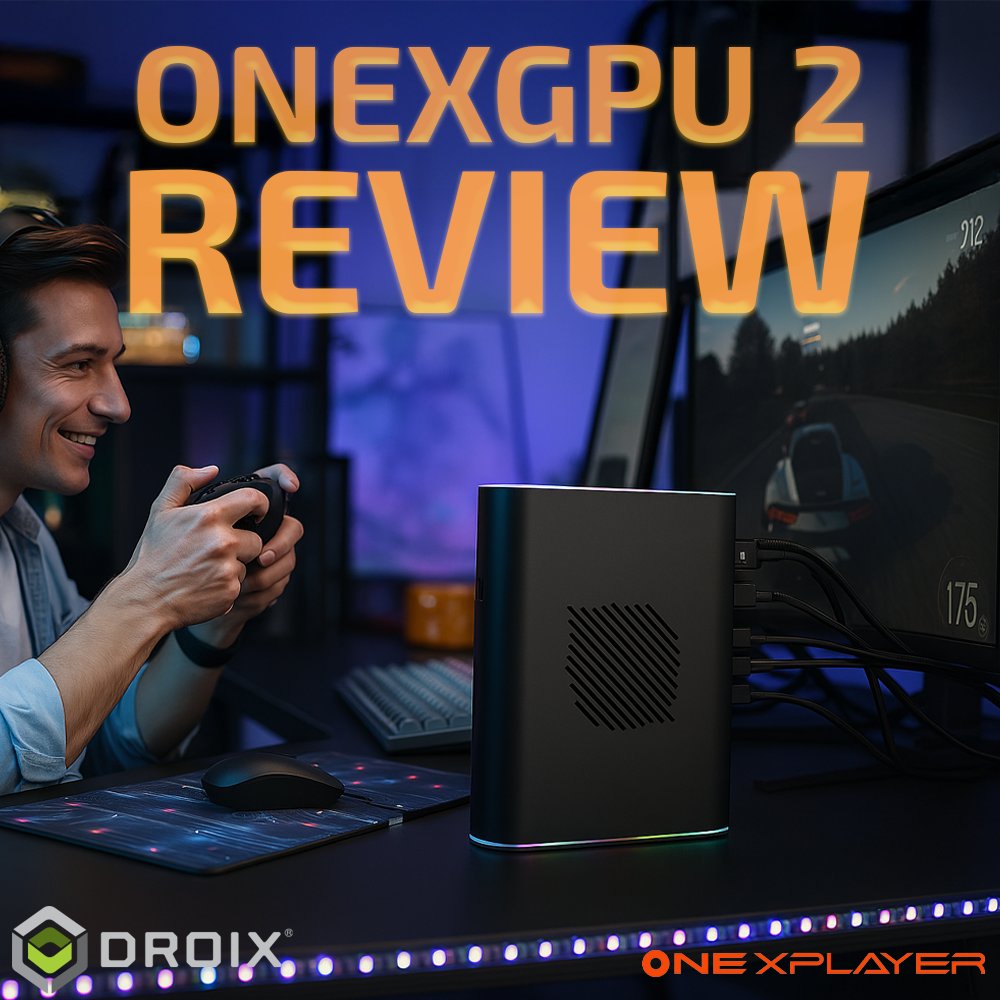 DroiX_Store's tweet photo. 🚀 Boost your #gaming power with the #ONEXGPU 2 #eGPU! Featuring the #AMD Radeon RX 7800M, 12GB GDDR6 RAM &amp; M.2 SSD expansion. Is it worth the upgrade? Read or watch the full review 👉 https://t.co/poFTmgpS9F 🎮 

#ONEXPLAYER #GamingPC #USB4 #OCuLink #GamingSetup https://t.co/89h7lwHKW6