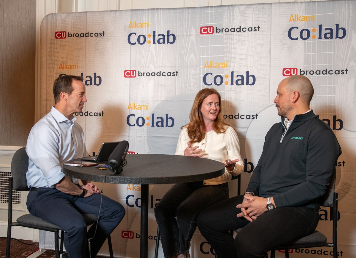 alkamitech's tweet photo. 🎙️ Christina Trayers, VP of Product at @ValleyStrong_CU, and Brandon Horne, GM of Partnerships at #GreenlightCard, stopped by the @CUbroadcast Studio Lounge at #AlkamiColab to share how their partnership is promoting youth financial literacy with strategies for attracting younger account holders. https://t.co/dkYBaMIqG4
🤝 Read about Alkami and Greenlight's partnership to bring youth digital banking to more financial institutions here https://t.co/b46DIgB1Pi
📽️Watch more interviews like this from Alkami Co:lab at https://t.co/TtRvRAWhhC
#DigitalBanking #FinancialLiteracy #YouthBanking #TechFin #BankingInnovation
