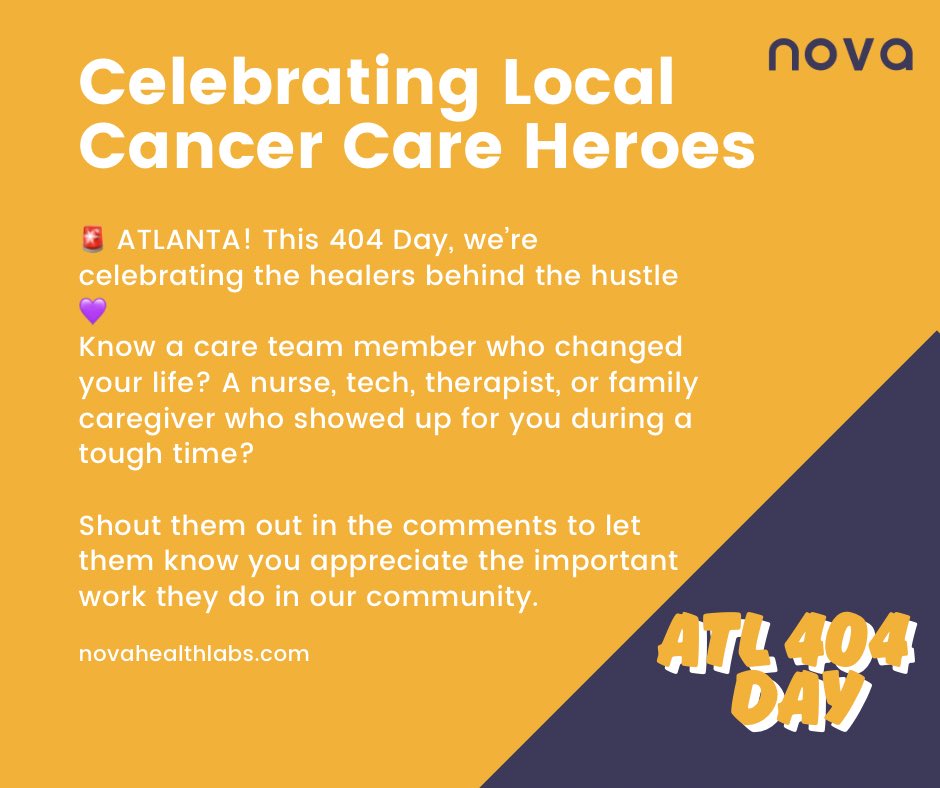 This #404Day, I’m honoring ATL’s cancer care teams—nurses, docs, navigators &amp; advocates—who show up every day for patients, survivors &amp; families.
GA sees 63K+ new cancer cases a year. Lung, breast &amp; colorectal top the list.
We see you. We thank you.
#LoveLetters404
