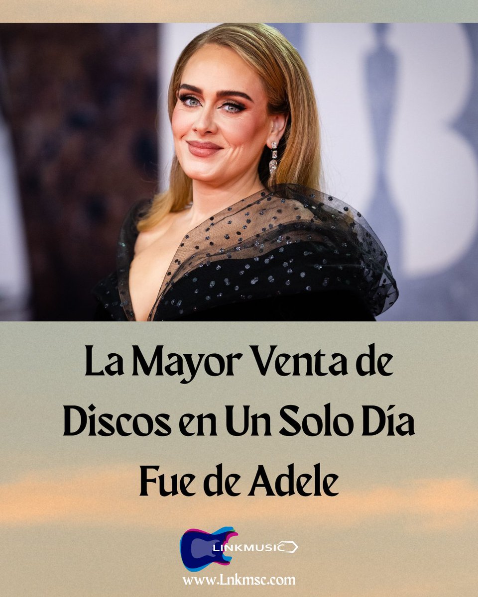 El #disco "25" de #Adele #vendió más de 3,38 millones de #copias solo en su primera semana en EE.UU., ¡y más de 900.000 solo en el primer día!

Esto la convirtió en la artista con el debut más vendido de la historia en ese país. 🎤🔥

¿Lo sabías?🤔

🎸🎸🎸

#SomosLinkmusic #EEUU