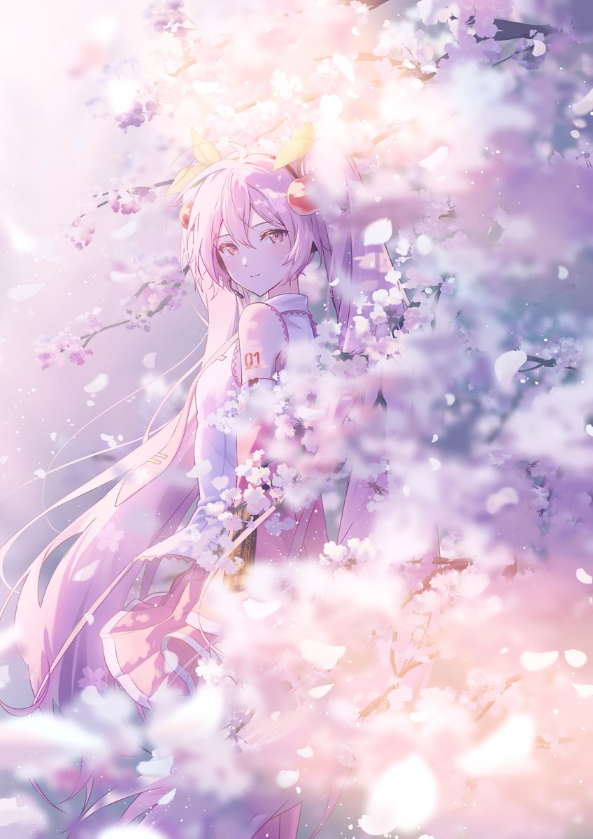 『桜色に染まる』

#桜ミク #初音ミク