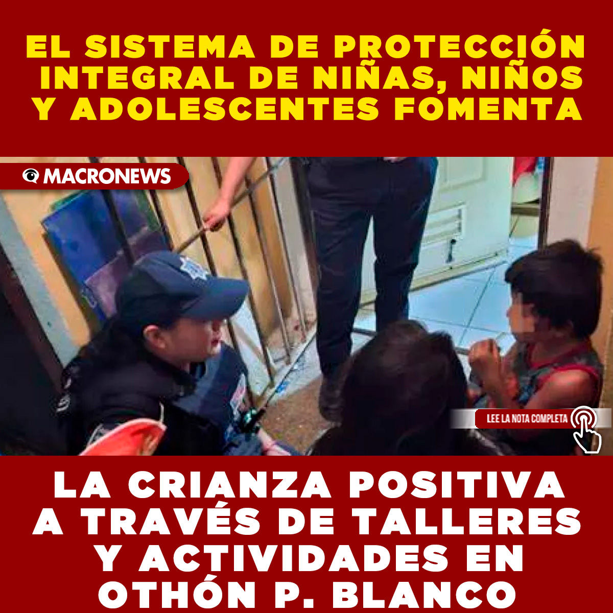 macronews's tweet image. #OTHON.PBLANCO 
EL SISTEMA DE PROTECCIÓN INTEGRAL DE NIÑAS, NIÑOS Y ADOLESCENTES FOMENTA LA CRIANZA POSITIVA A TRAVÉS DE TALLERES Y ACTIVIDADES EN OTHÓN P. BLANCO
VER NOTA: macronews.mx/quintana-roo/e…