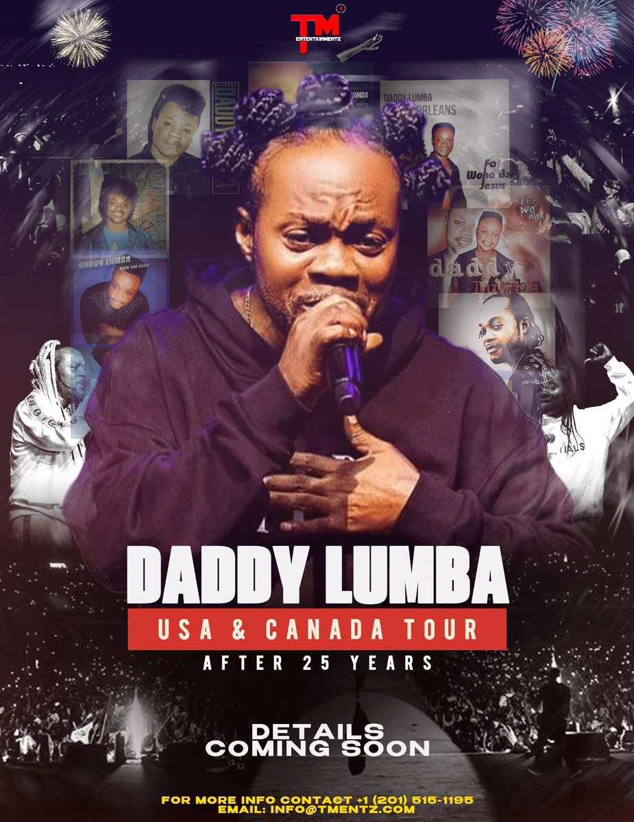 theabrantepa's tweet photo. After over 25 years, Ghanaian highlife icon Daddy Lumba is finally returning to the stage in the USA and Canada! Get ready for an unforgettable tour celebrating timeless hits, culture, and unity. Don't miss this historic moment! #DaddyLumbaTour #HighlifeLegend #GhanaMusic https://t.co/slUzQiu3S0