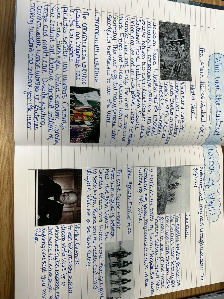 FoxfieldYear5's tweet photo. Fantastic to see  Year 5 children recalling their history sticky knowledge as they create their double-page spreads on WW2! @foxfield https://t.co/6D04sfOgvT
