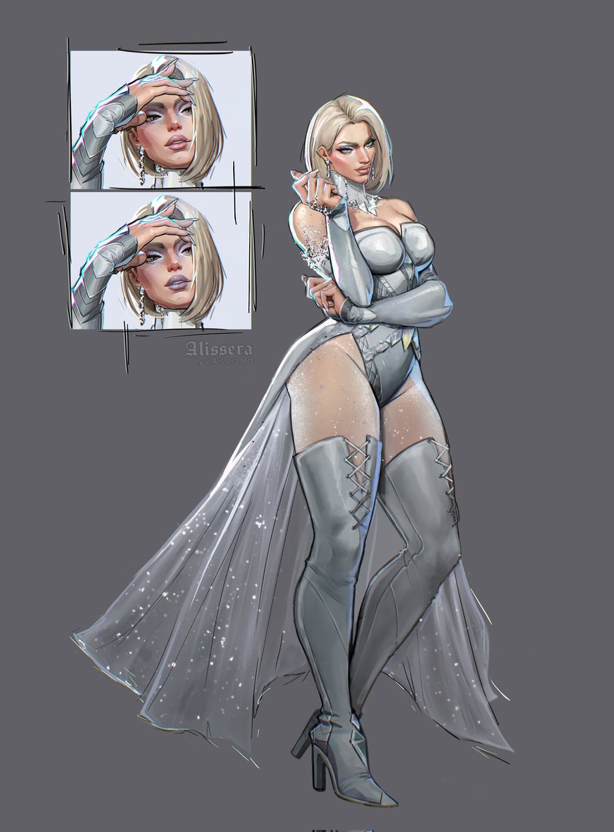hope this gives what needed to be gave 💁‍♀️✨️ 
#EmmaFrost #MarvelRivals