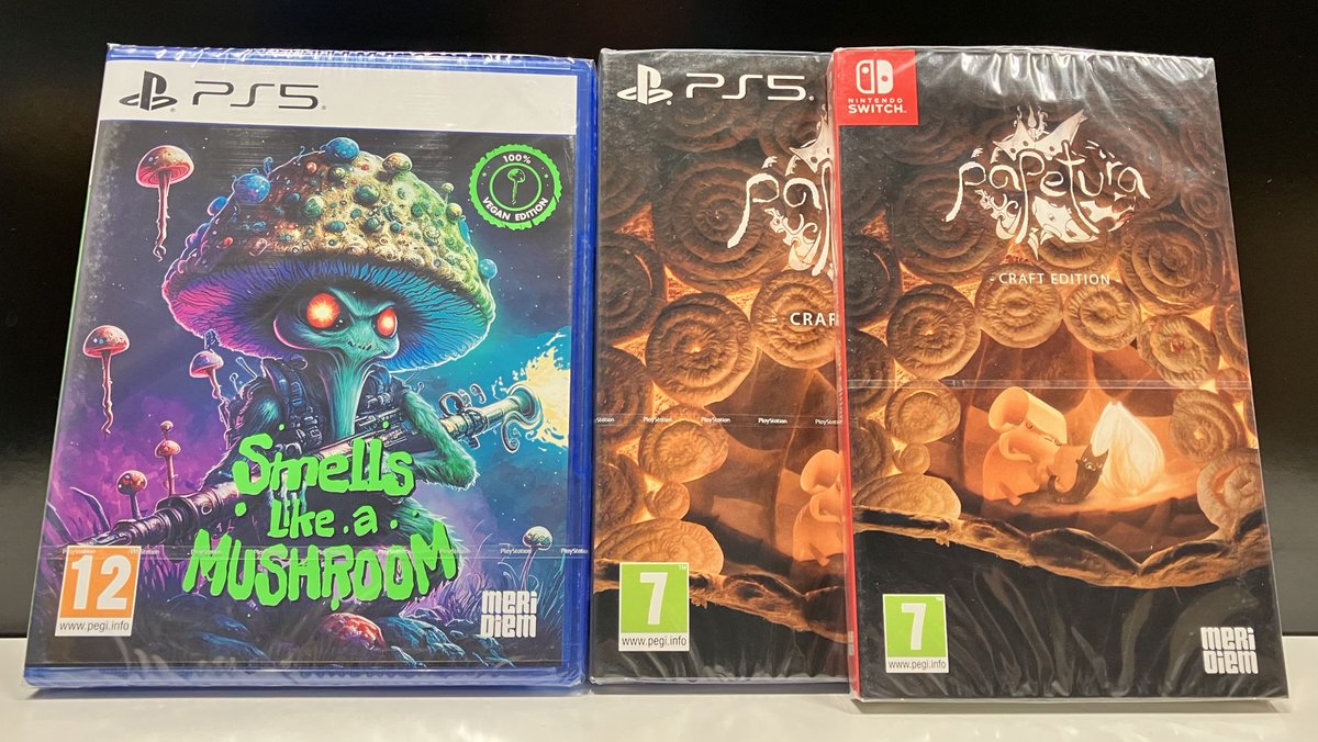 KrolMichal's tweet photo. Taki piąteczek to ja rozumiem! 😍W @MeridiemGames chyba mnie lubią, a na pewno lubią wydawać polskie gry w pudełkach. Polecam allegrowicza!
#polskiegry #MeridiemGames #RedLimbStudio #Petums #PlayStation5 #PS5 #Switch #Nintendo #darylosu #zadarmotoiocetsłodki https://t.co/J7XKb2JkxN