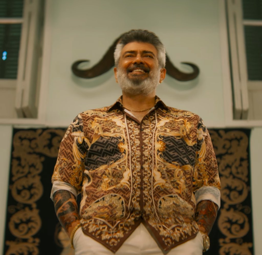 APAjithFans's tweet photo. Maamey @MythriOfficial Waiting for the Telugu Version 🙏🙏🙏

#Ajith Sir REAL G.O.A.T 🐐 🔥 🔥 

#GoodBadUgly #GoodBadUglyTrailer 
#GoodBadUglyFromApril10 #AjithKumar 
#ThalaVijay https://t.co/mCXLpBJDSR